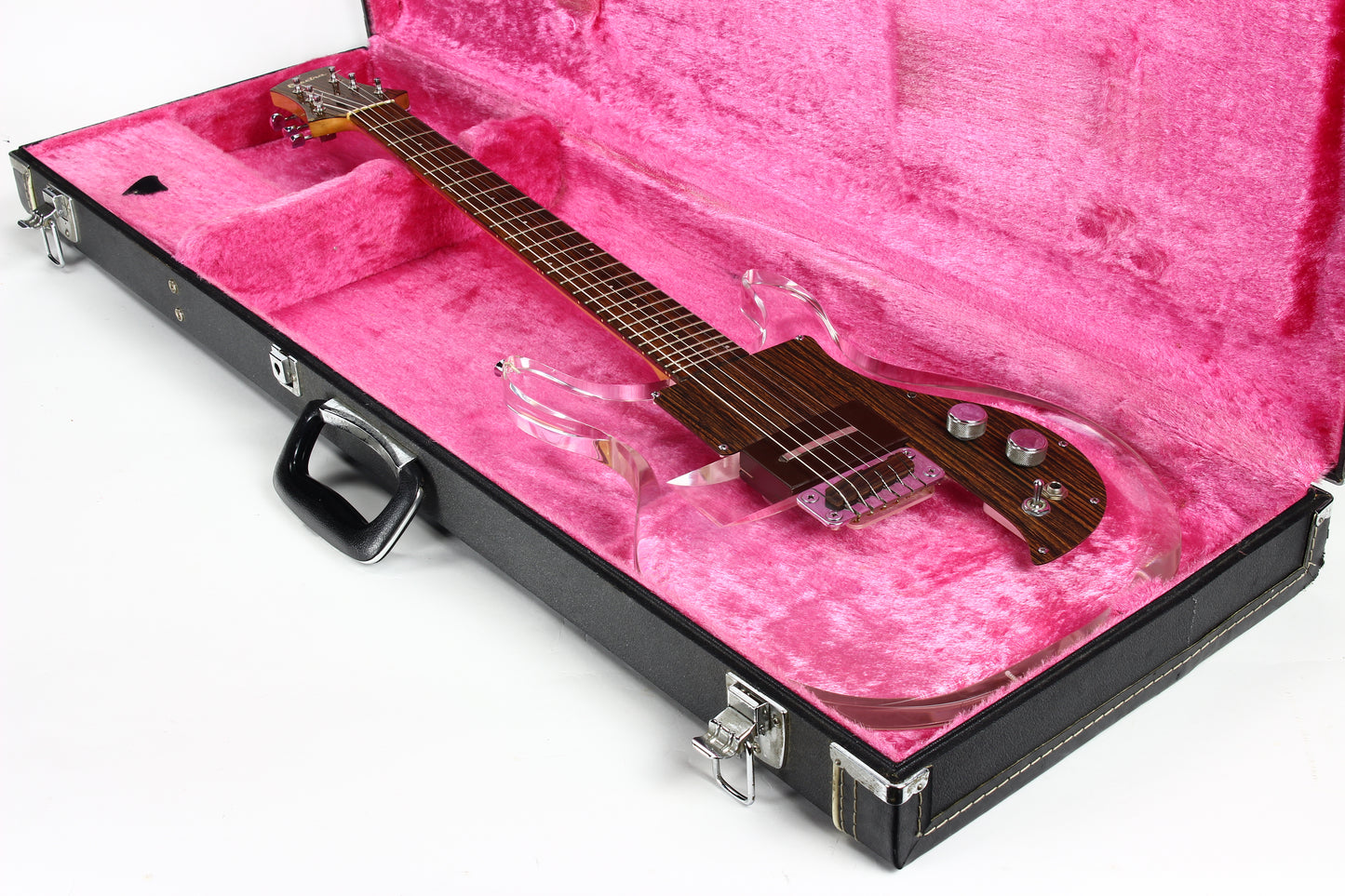 1971 Electra 2246 Phantom Ampeg Dan Armstrong Lucite Clear Electric Guitar Copy MIJ Japan