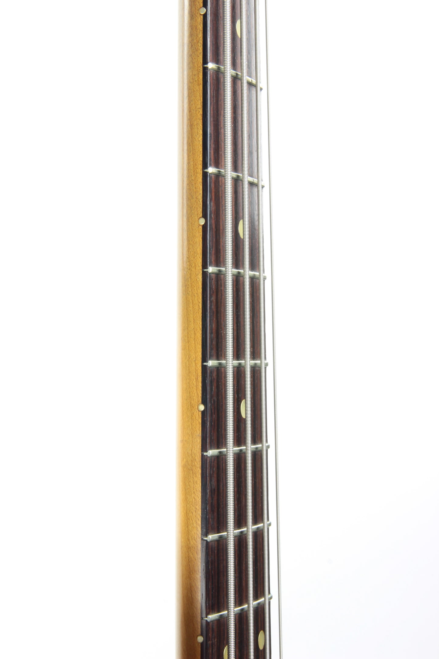 1965 Fender Jazz Bass Candy Apple Red Custom Color - No Binding, Dot Inlays, Matching Headstock!