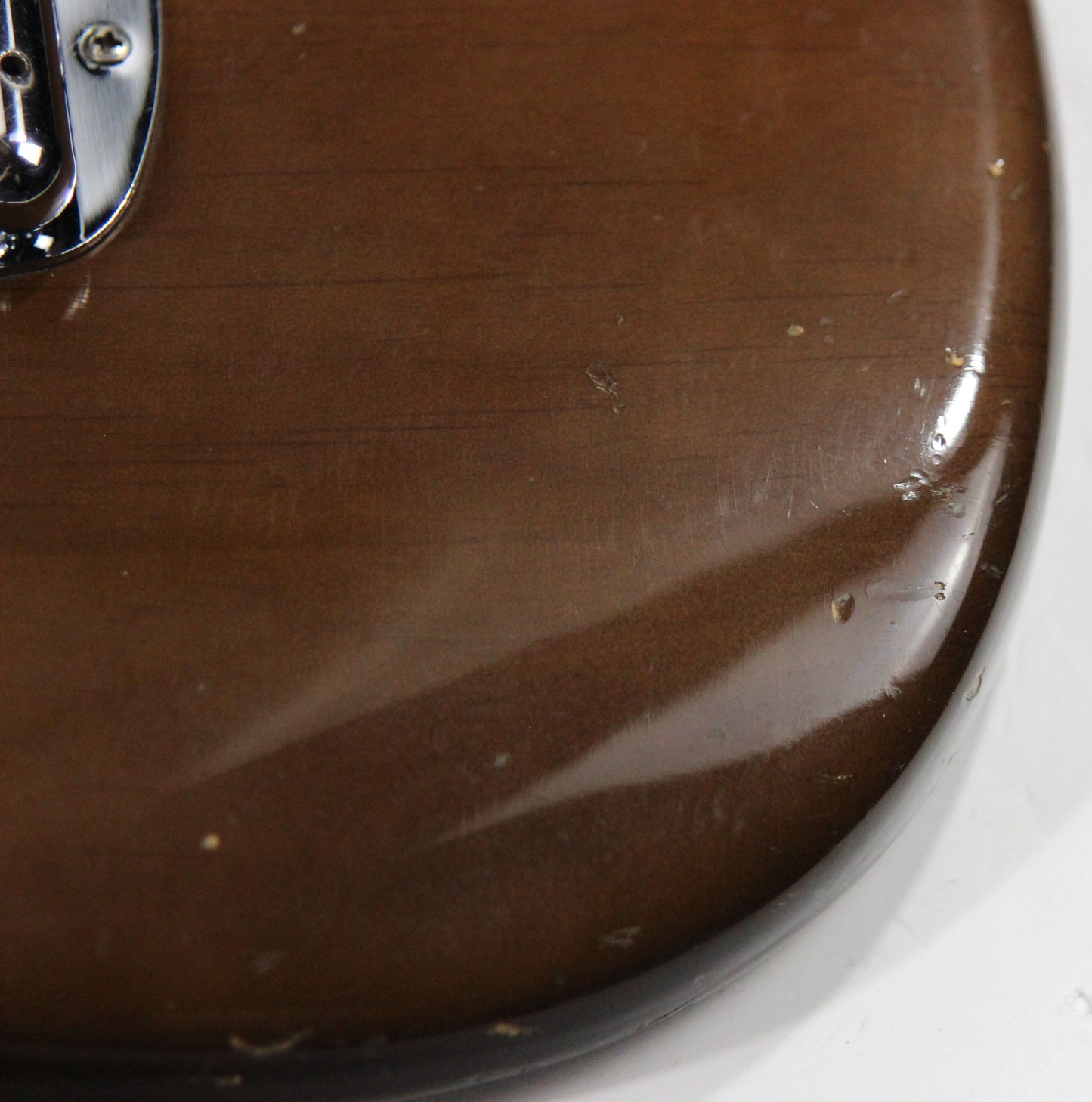 1975 Fender Mustang Walnut Mocha Brown w/ Original Case - Offset Body, Kurt Cobain-type!