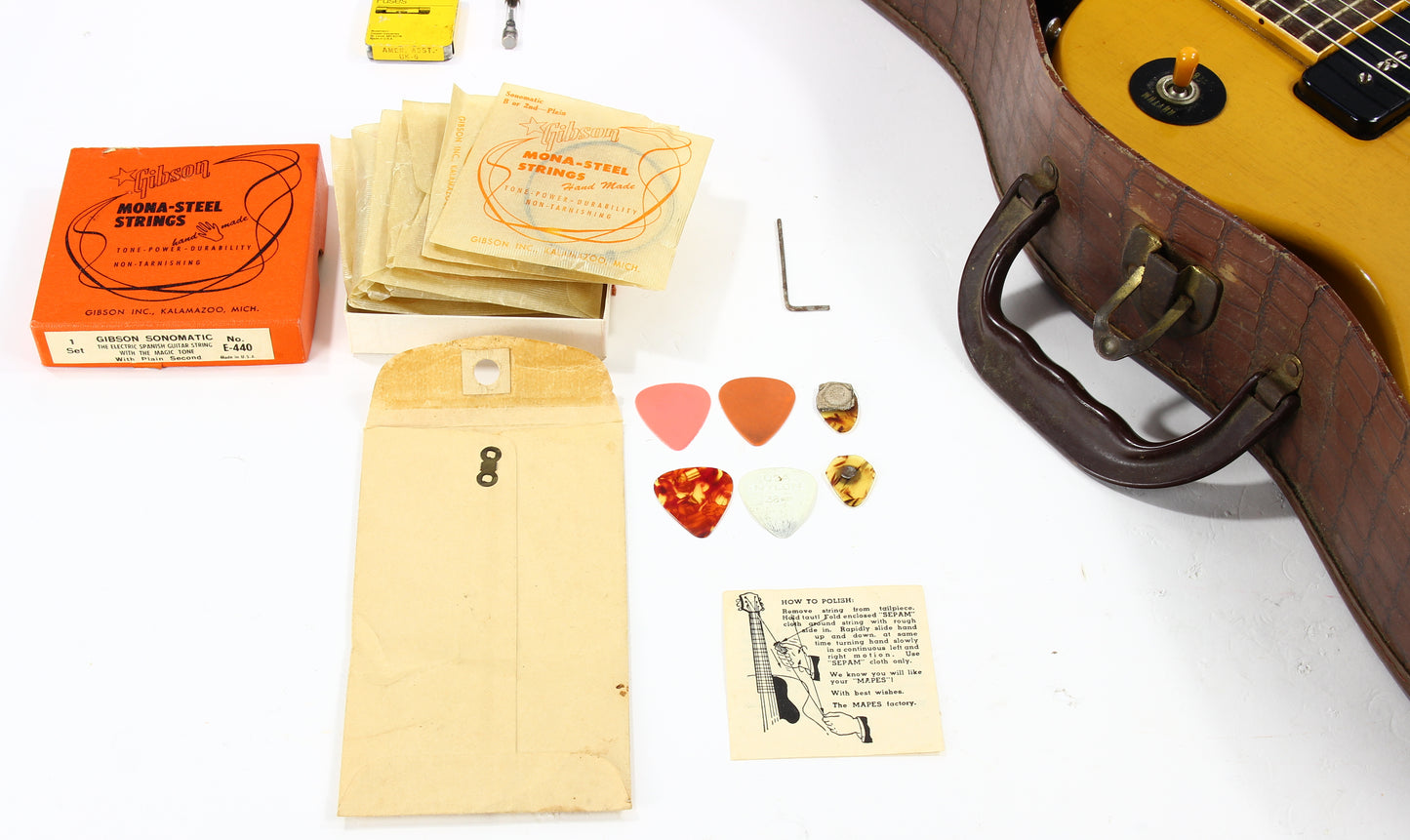 Clean 1957 Gibson Les Paul Special TV Yellow ONE OWNER - 100% Original, 1950's Vintage, Junior Jr.