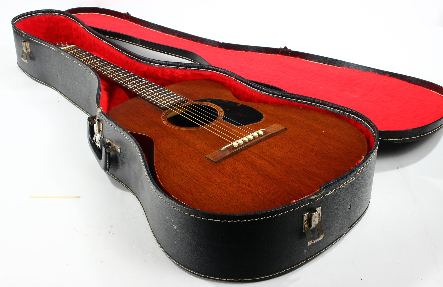 c. 1965 Guild M-20 Mahogany Nick Drake Flattop Acoustic Guitar - Vintage 1960's Small Body