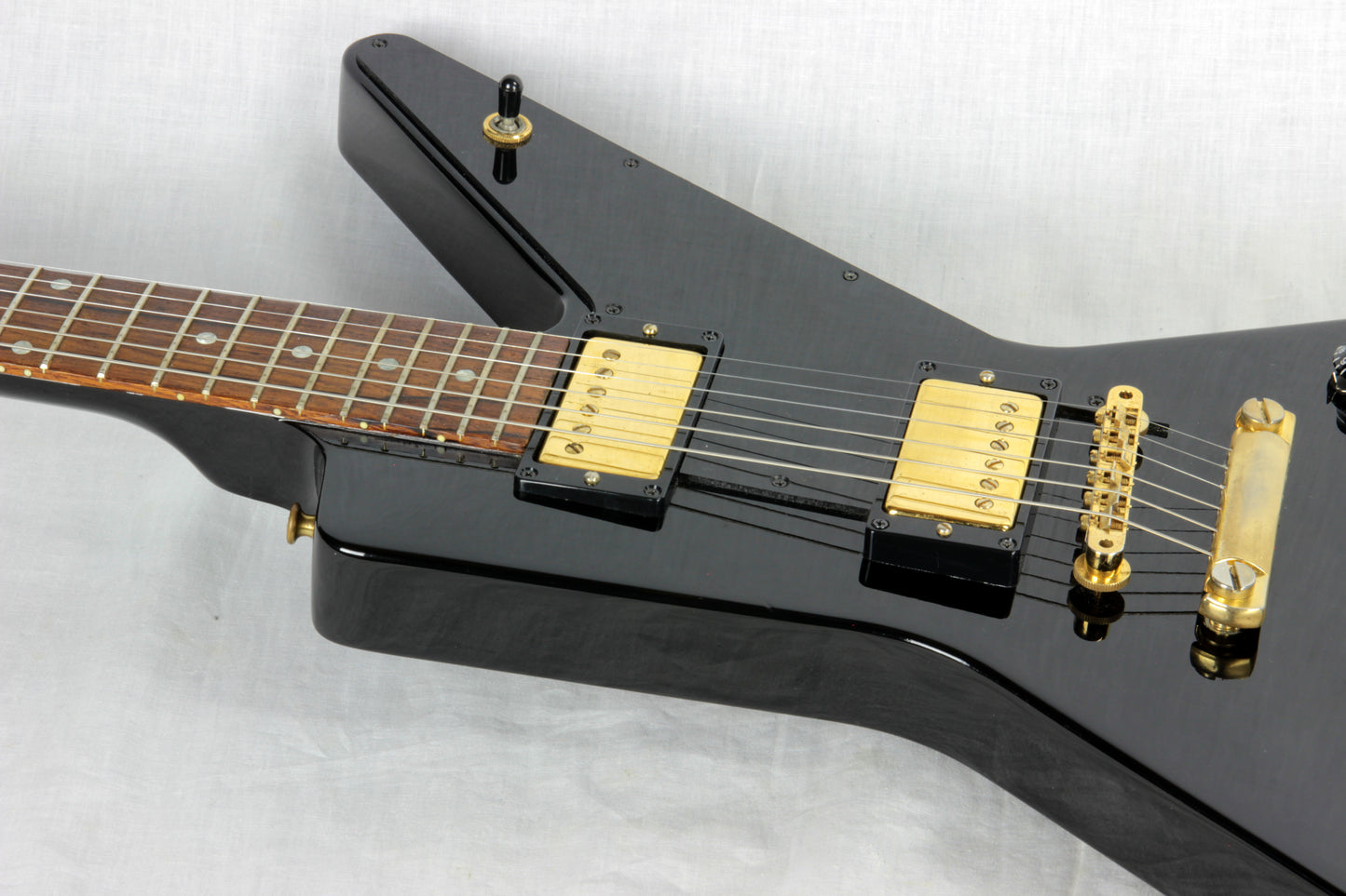 2003 Gibson Custom Shop FUTURA Black w/ Fat 50's Neck! Explorer Flying V type