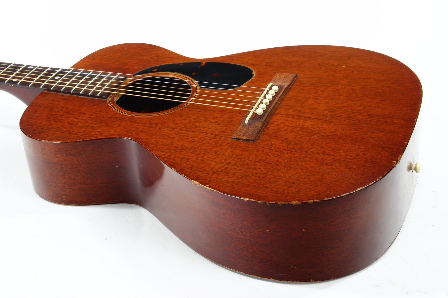 c. 1965 Guild M-20 Mahogany Nick Drake Flattop Acoustic Guitar - Vintage 1960's Small Body
