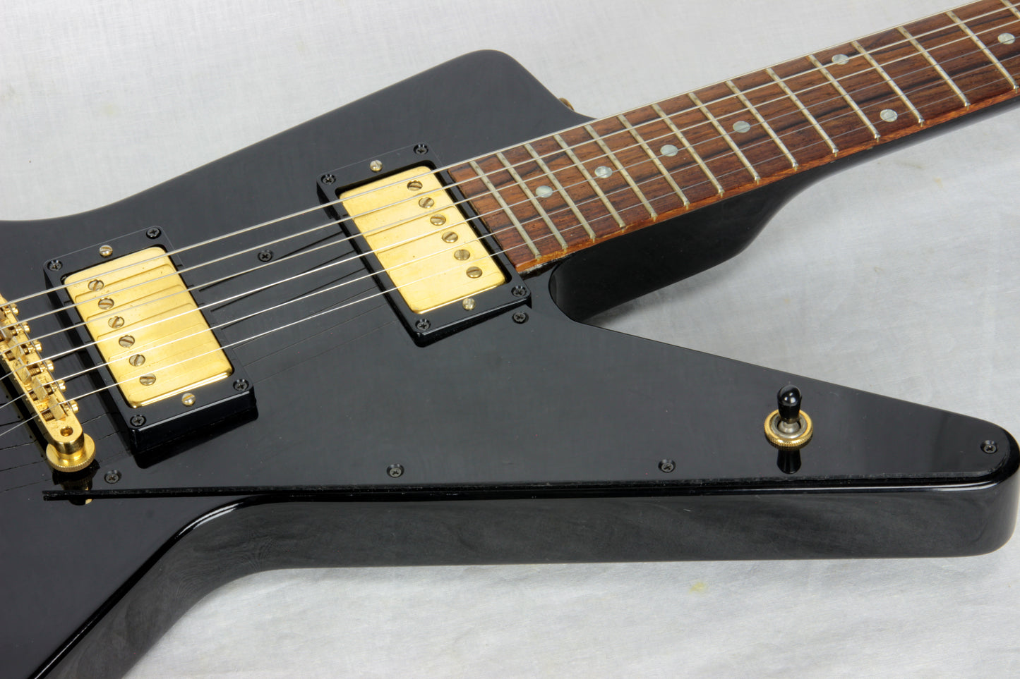 2003 Gibson Custom Shop FUTURA Black w/ Fat 50's Neck! Explorer Flying V type