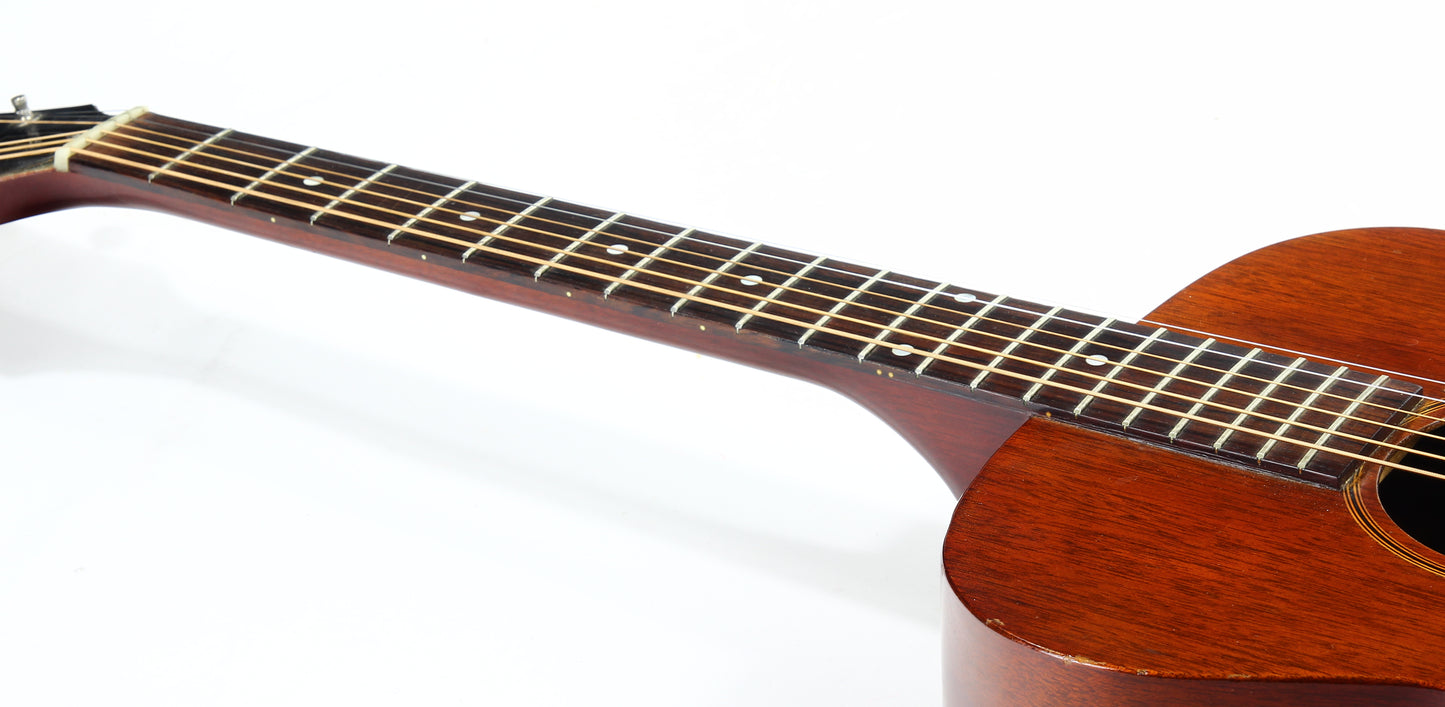 c. 1965 Guild M-20 Mahogany Nick Drake Flattop Acoustic Guitar - Vintage 1960's Small Body