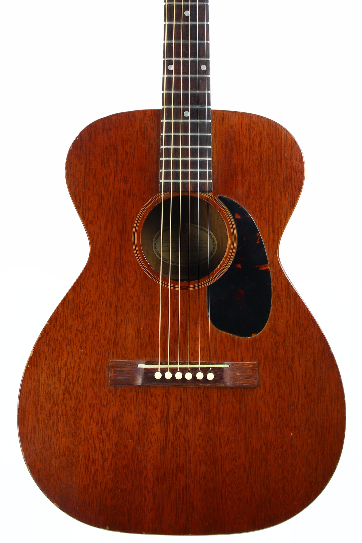 c. 1965 Guild M-20 Mahogany Nick Drake Flattop Acoustic Guitar - Vintage 1960's Small Body