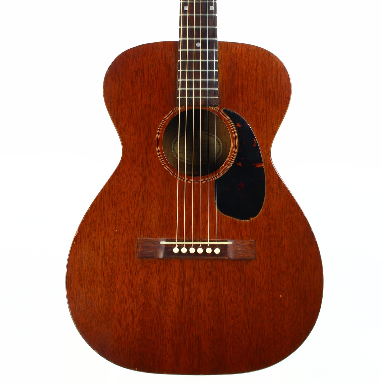 c. 1965 Guild M-20 Mahogany Nick Drake Flattop Acoustic Guitar - Vintage 1960's Small Body