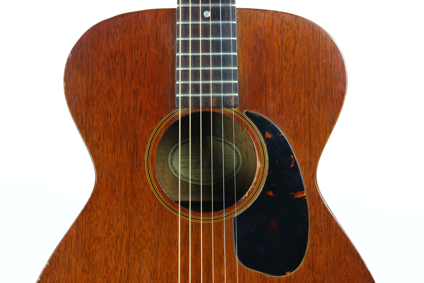 c. 1965 Guild M-20 Mahogany Nick Drake Flattop Acoustic Guitar - Vintage 1960's Small Body