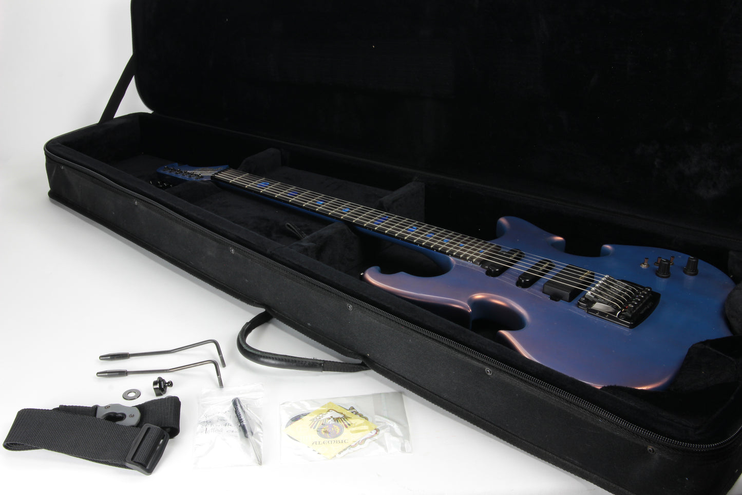 2001 Alembic Custom Guitar Triple Omega Double Duo Chrome Flip Flop Finish - Series ii i