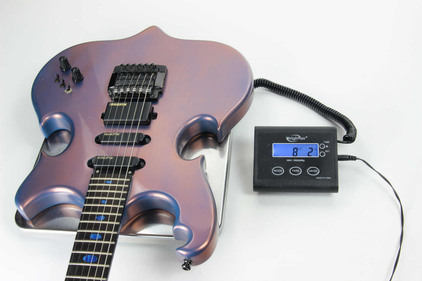2001 Alembic Custom Guitar Triple Omega Double Duo Chrome Flip Flop Finish - Series ii i