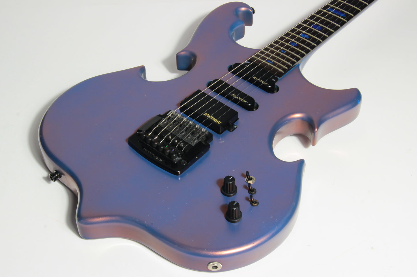 2001 Alembic Custom Guitar Triple Omega Double Duo Chrome Flip Flop Finish - Series ii i