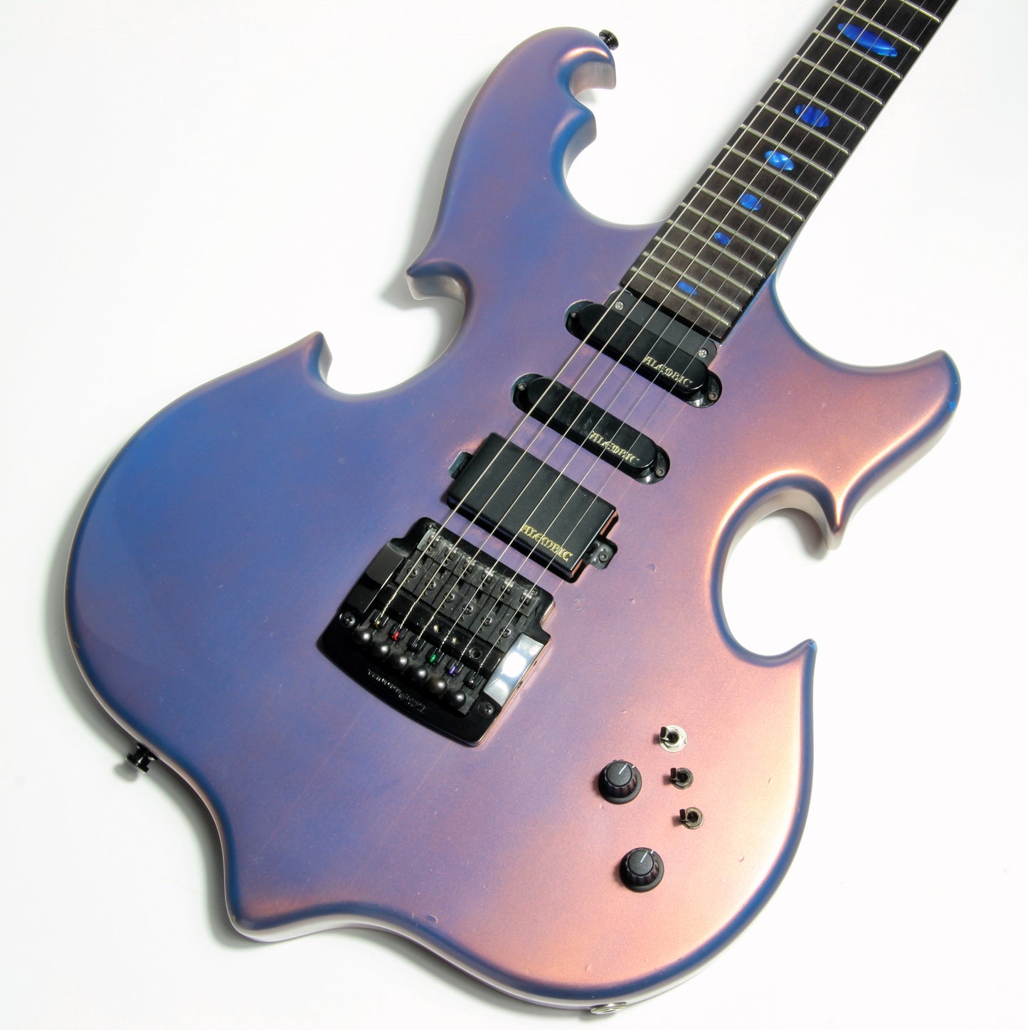 2001 Alembic Custom Guitar Triple Omega Double Duo Chrome Flip Flop Finish - Series ii i