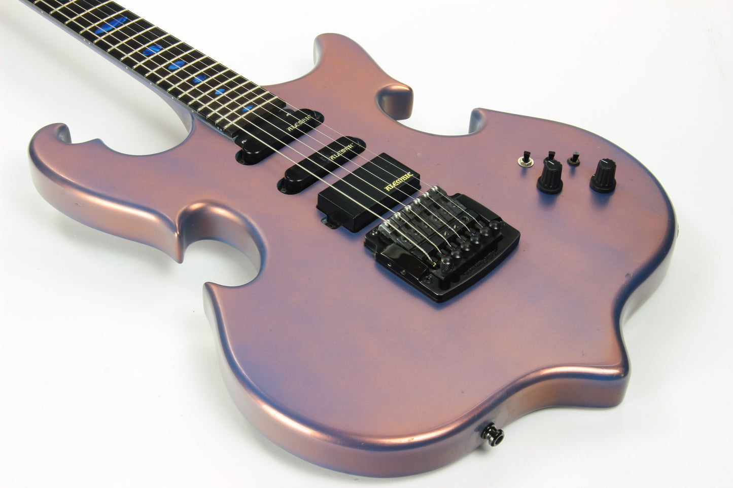 2001 Alembic Custom Guitar Triple Omega Double Duo Chrome Flip Flop Finish - Series ii i