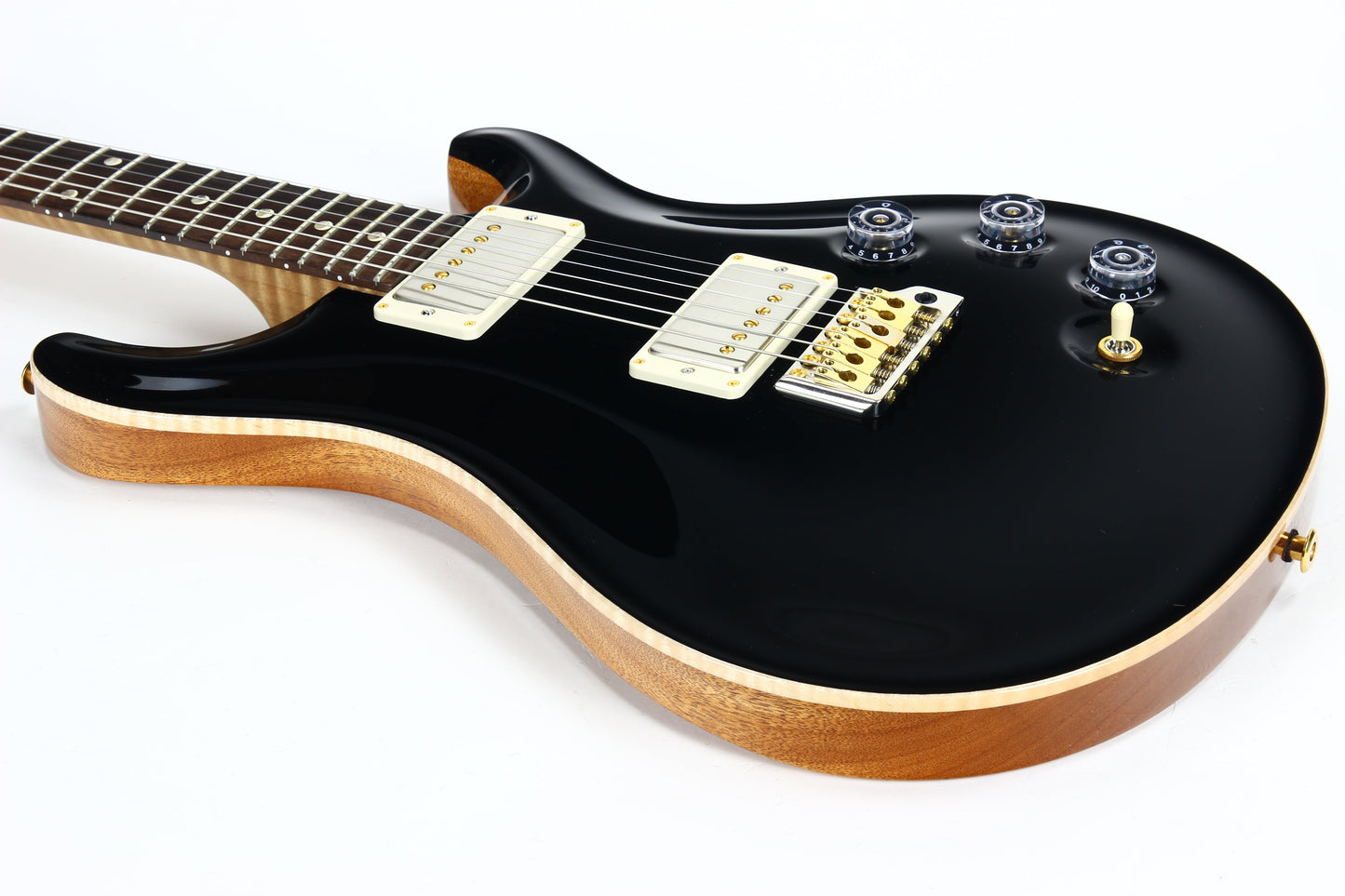 2021 PRS Wood Library BRAZILIAN ROSEWOOD DGT Torrefied Flame Maple Neck Black Top David Grissom Trem
