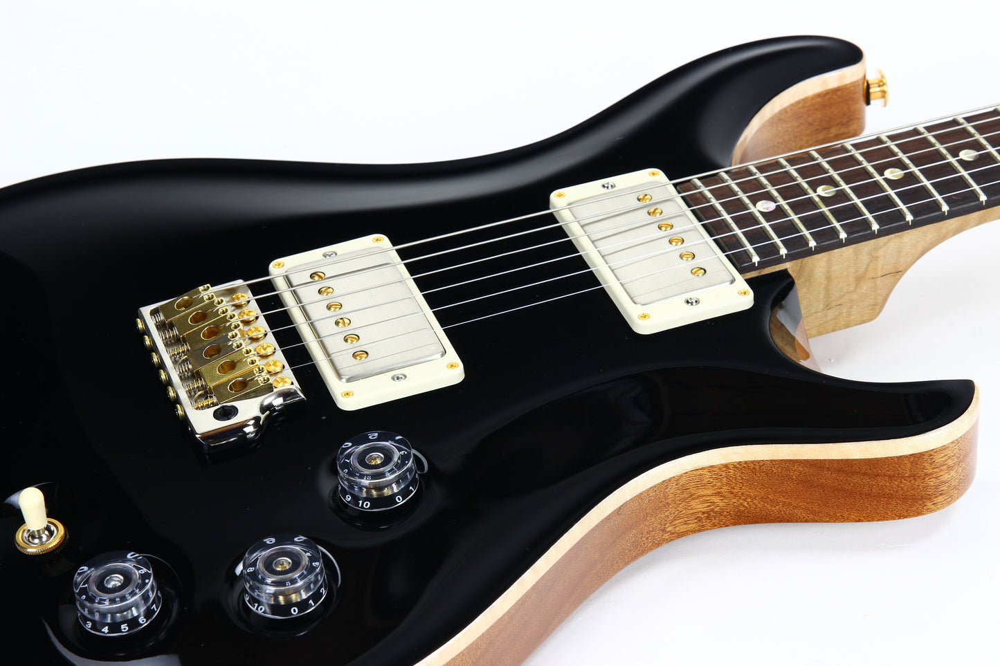2021 PRS Wood Library BRAZILIAN ROSEWOOD DGT Torrefied Flame Maple Neck Black Top David Grissom Trem