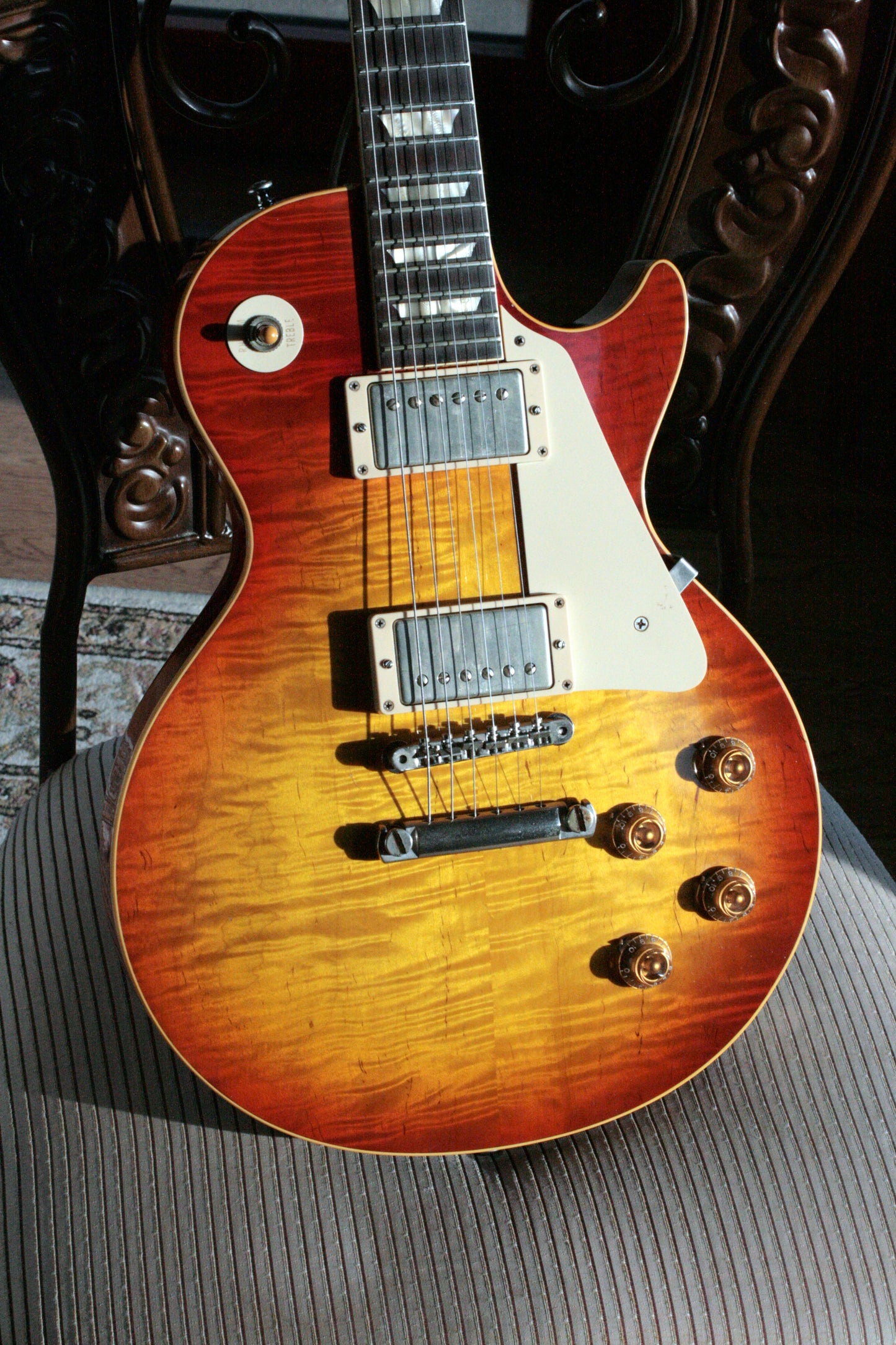 1958 Gibson Historic Makeovers Deluxe BRAZILIAN ROSEWOOD Les Paul Historic Reissue! V8 59 r9 neck flametop hm