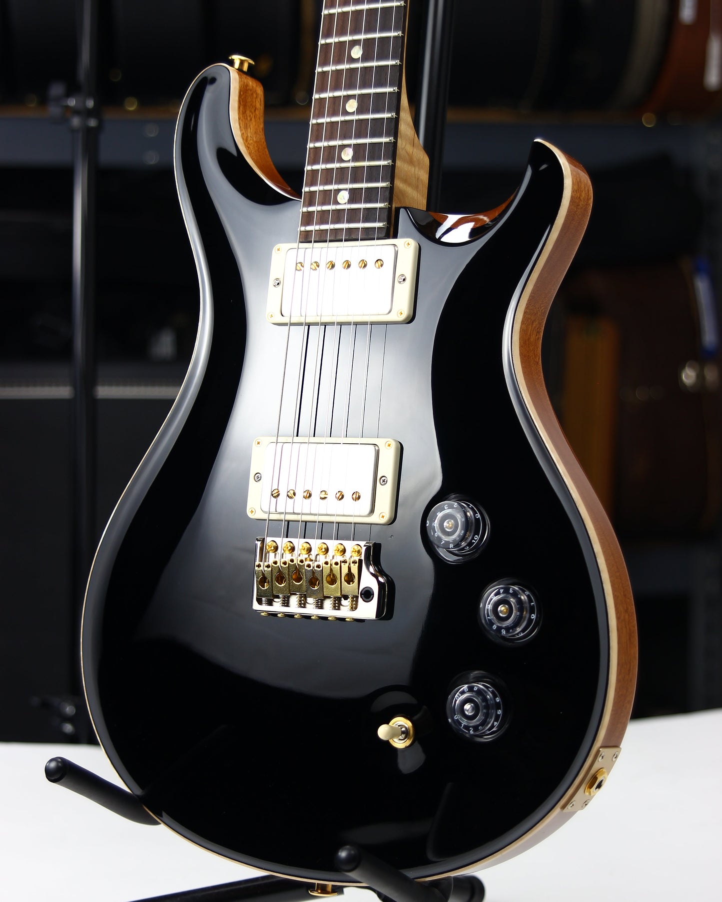 2021 PRS Wood Library BRAZILIAN ROSEWOOD DGT Torrefied Flame Maple Neck Black Top David Grissom Trem