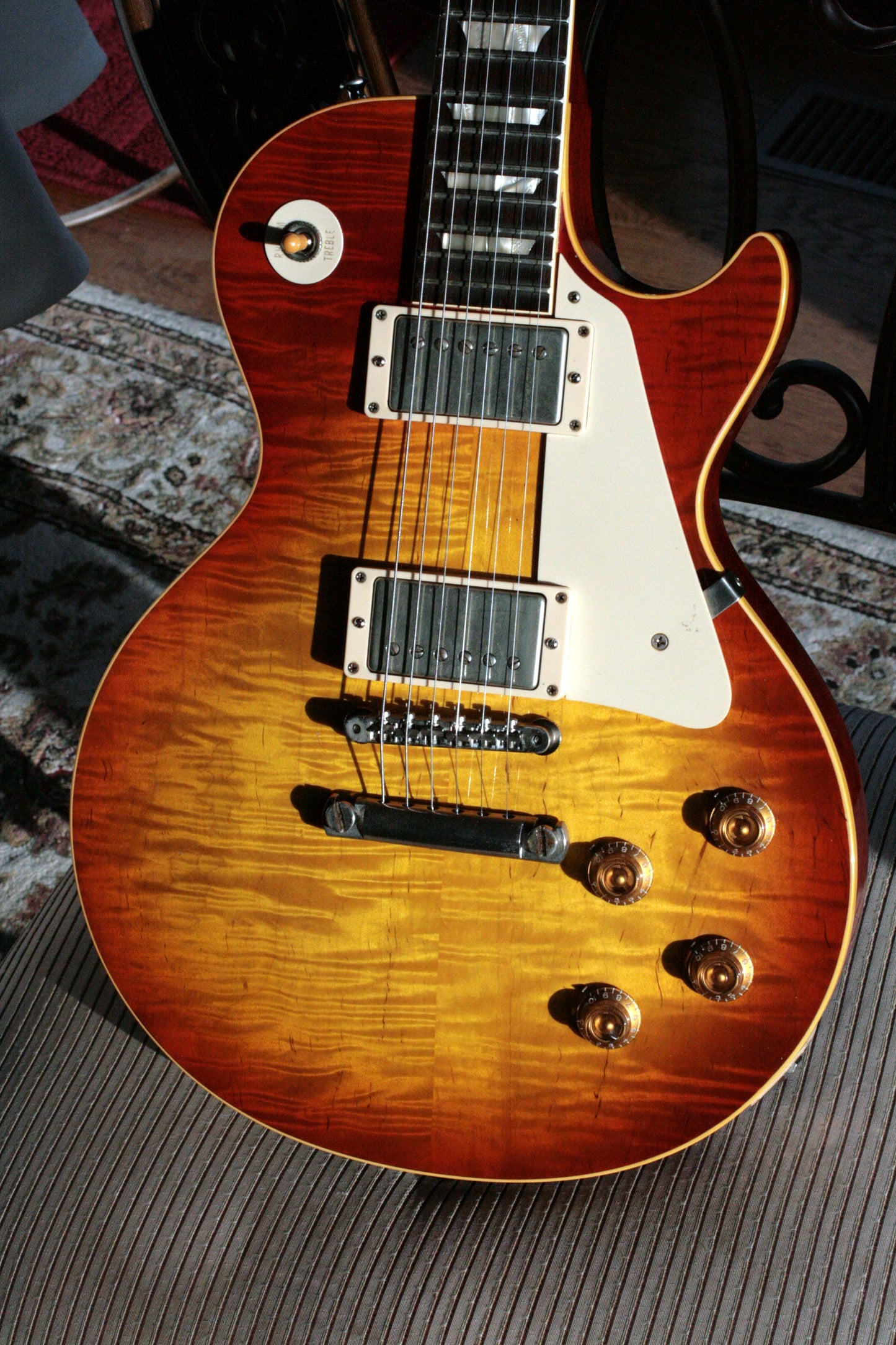 1958 Gibson Historic Makeovers Deluxe BRAZILIAN ROSEWOOD Les Paul Historic Reissue! V8 59 r9 neck flametop hm
