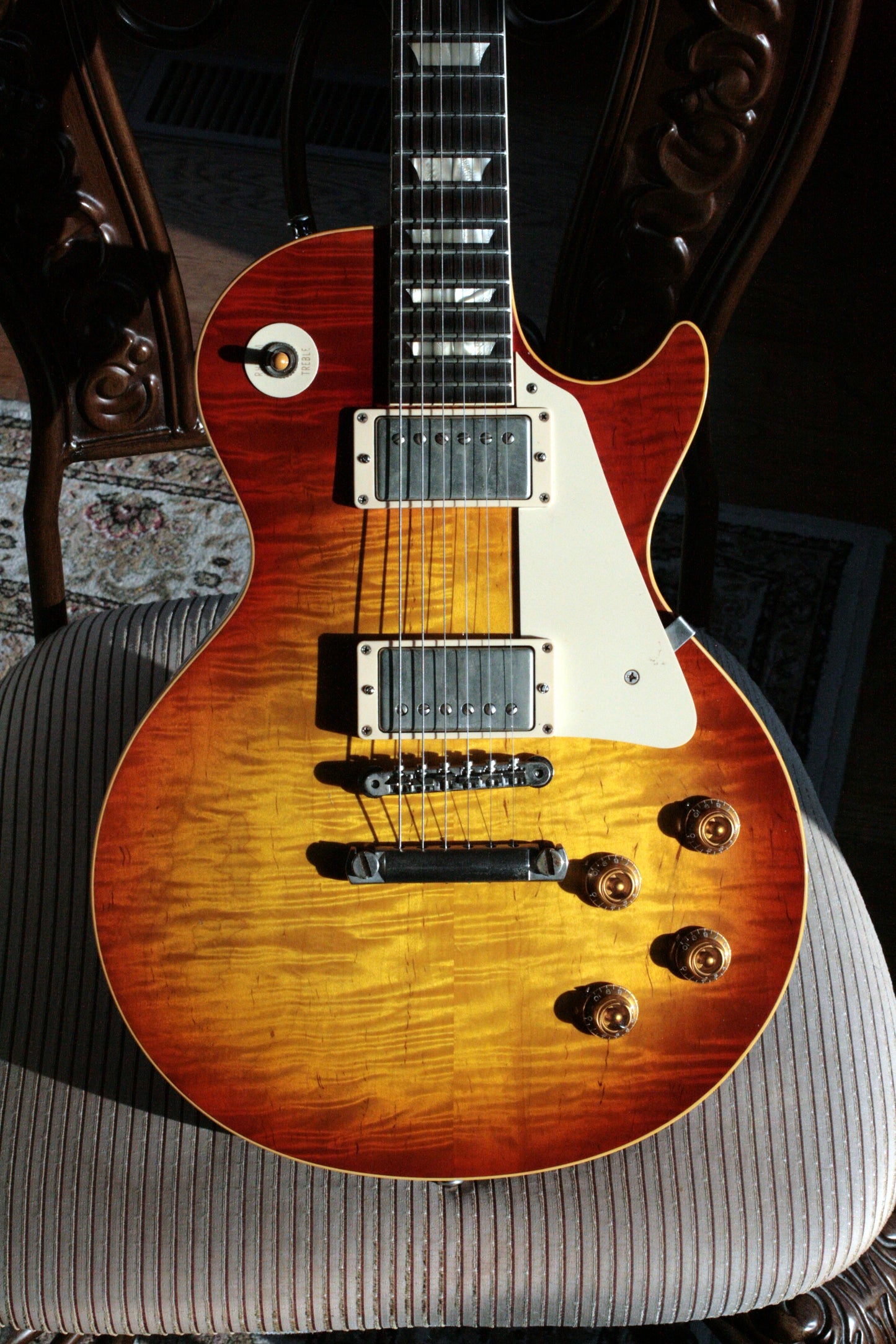 1958 Gibson Historic Makeovers Deluxe BRAZILIAN ROSEWOOD Les Paul Historic Reissue! V8 59 r9 neck flametop hm