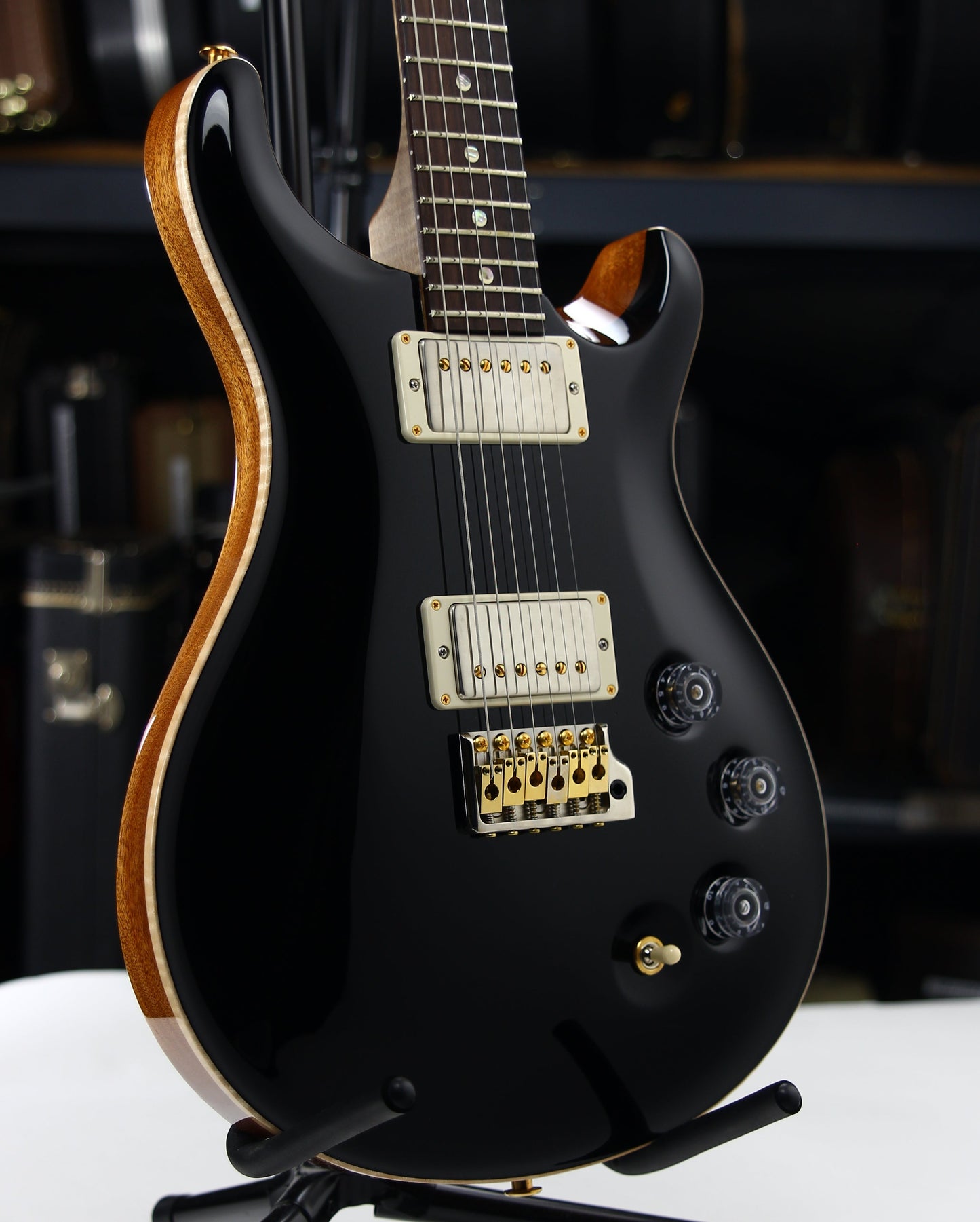 2021 PRS Wood Library BRAZILIAN ROSEWOOD DGT Torrefied Flame Maple Neck Black Top David Grissom Trem