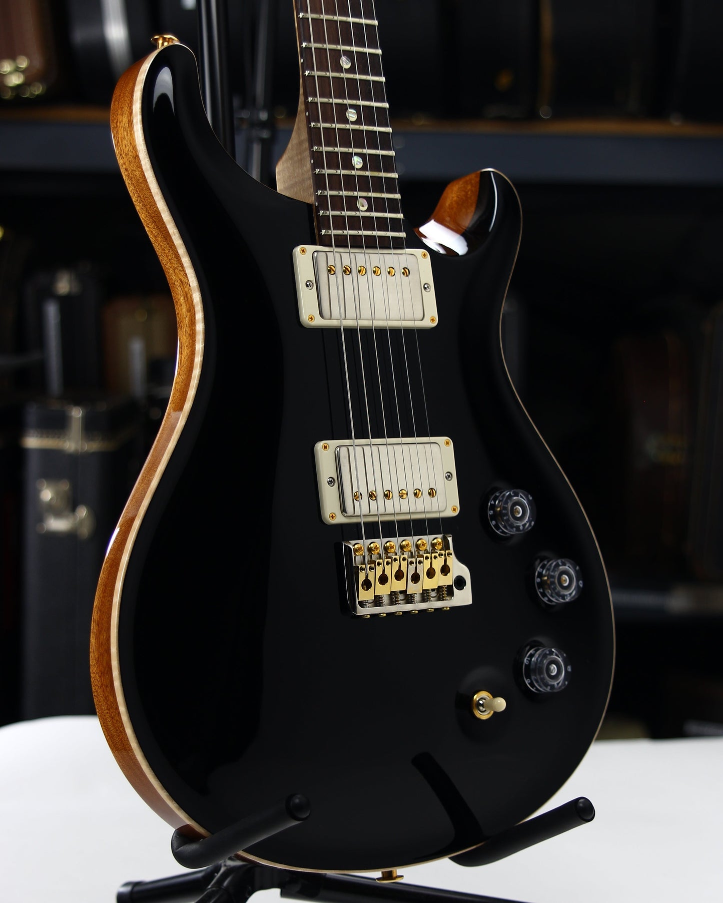 2021 PRS Wood Library BRAZILIAN ROSEWOOD DGT Torrefied Flame Maple Neck Black Top David Grissom Trem