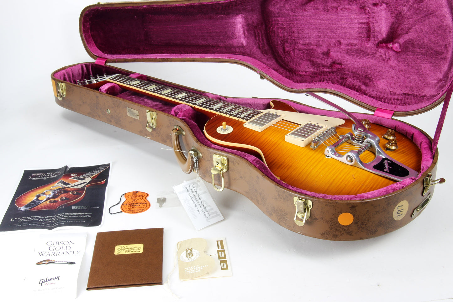 1959 Gibson Custom Shop '59 Reissue Les Paul Tom Murphy ULTRA HEAVY AGED R9 Bigsby BOTB 1 of 30!