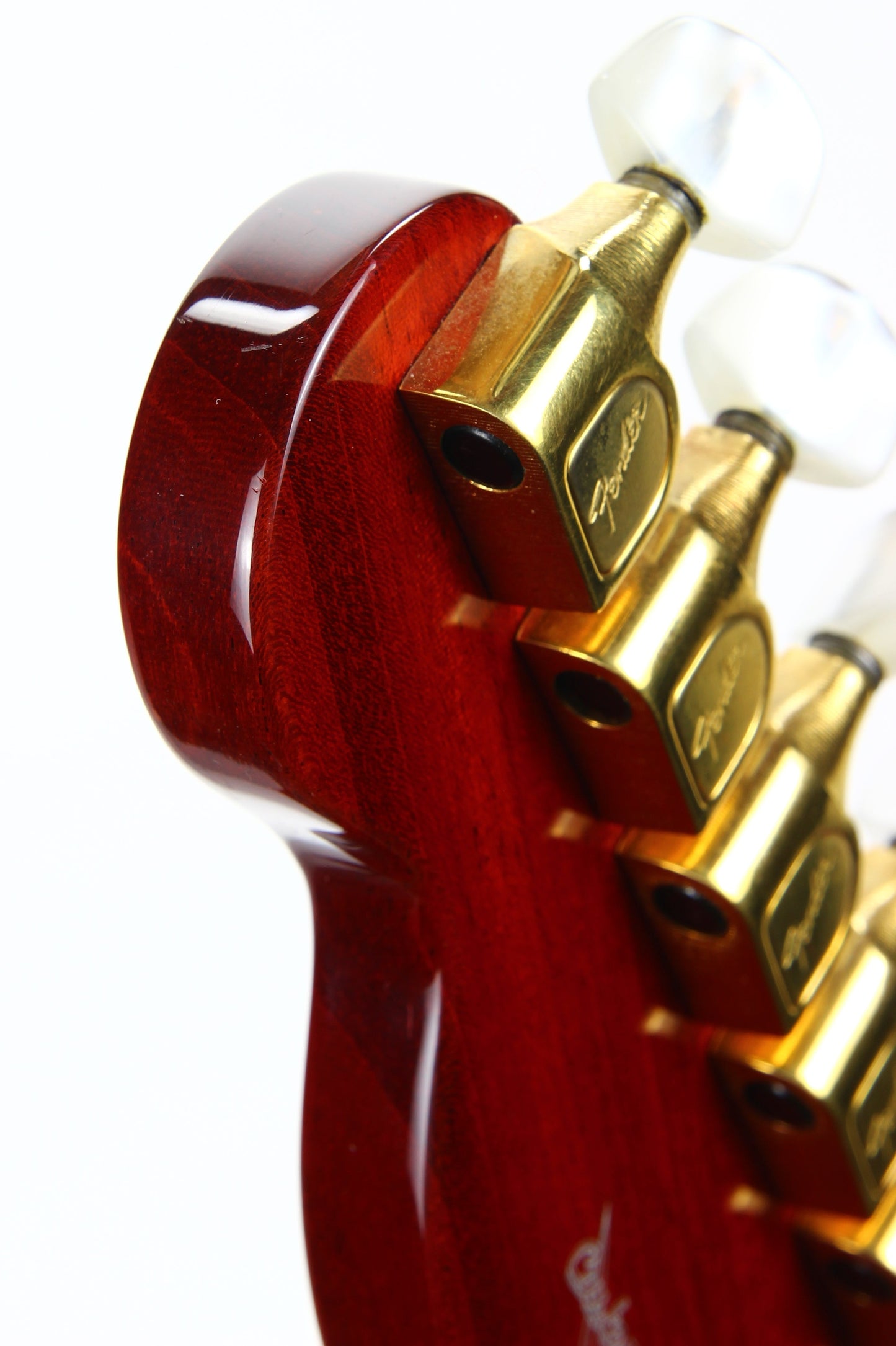 1993 Fender Custom Shop Set Neck Country Artist Telecaster QUILT Sunset Orange Transparent --VERY RARE TELE