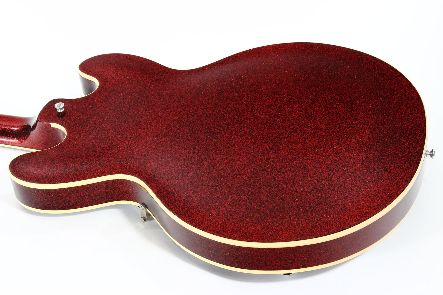 2008 Gibson Custom Shop 1963 ES-335 Red Sparkle -- MATCHING HEADSTOCK, Historic '63 Reissue, Block Inlays