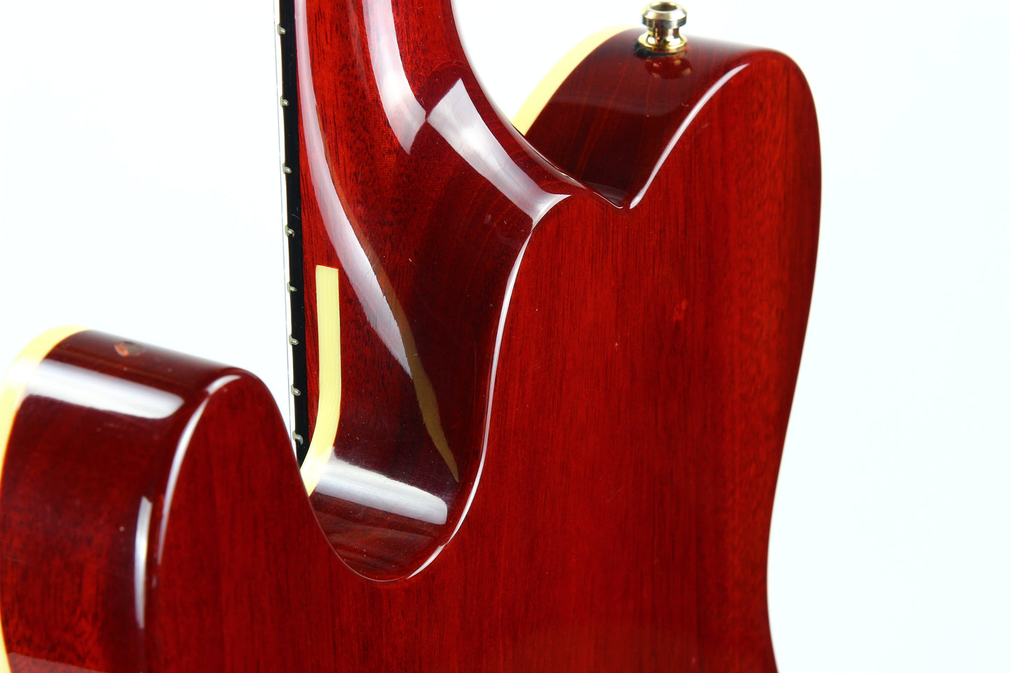 1993 Fender Custom Shop Set Neck Country Artist Telecaster QUILT Sunset Orange Transparent --VERY RARE TELE