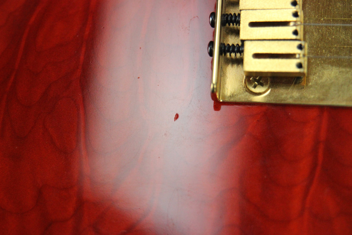 1993 Fender Custom Shop Set Neck Country Artist Telecaster QUILT Sunset Orange Transparent --VERY RARE TELE
