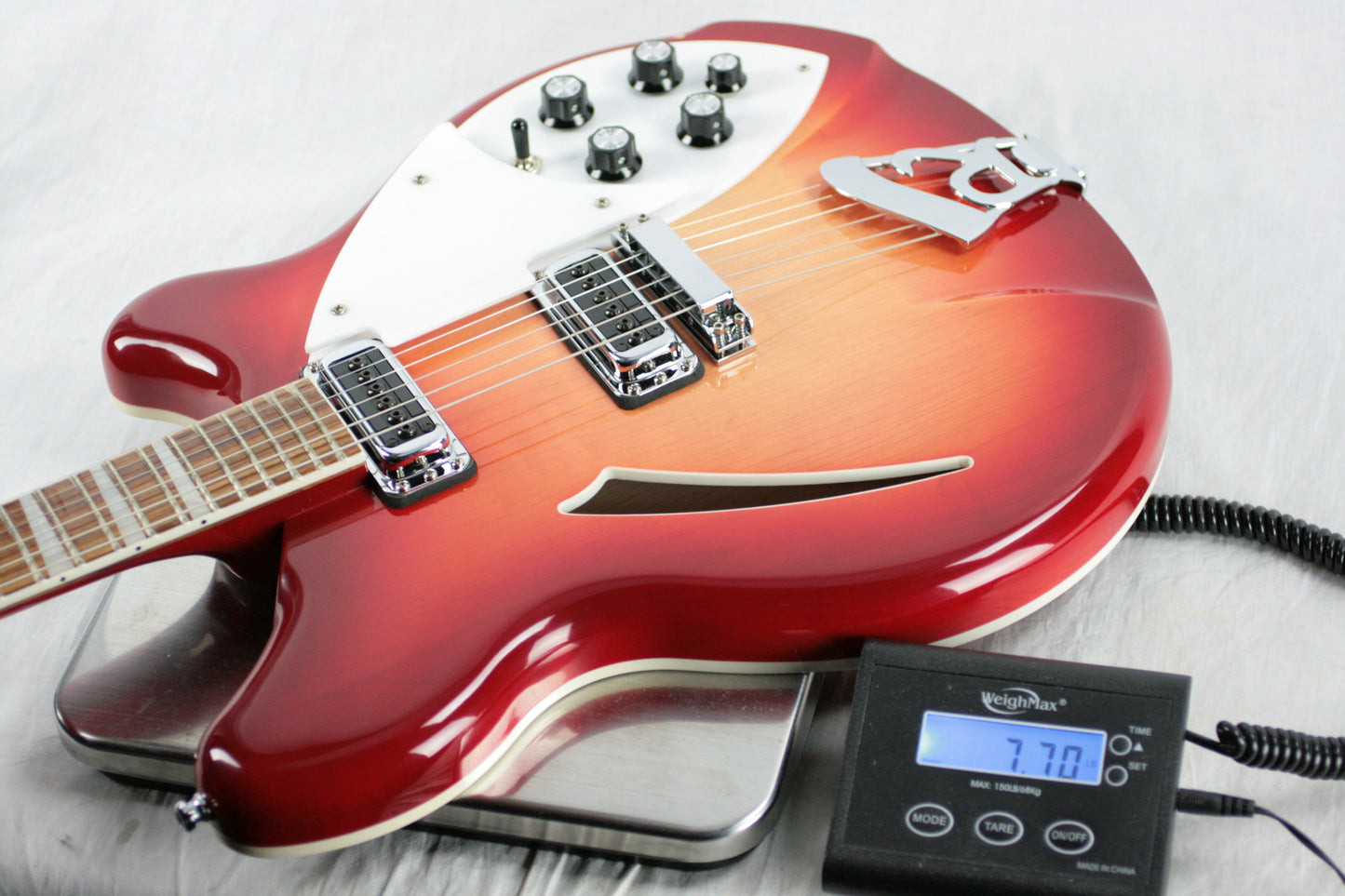 2017 Rickenbacker 360 FG Fireglo 6-String Semi-Hollow Electric Guitar w/ OHSC!