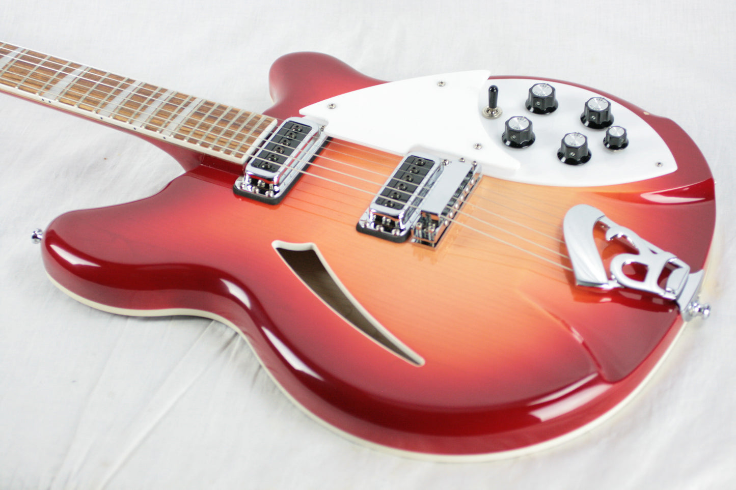 2017 Rickenbacker 360 FG Fireglo 6-String Semi-Hollow Electric Guitar w/ OHSC!