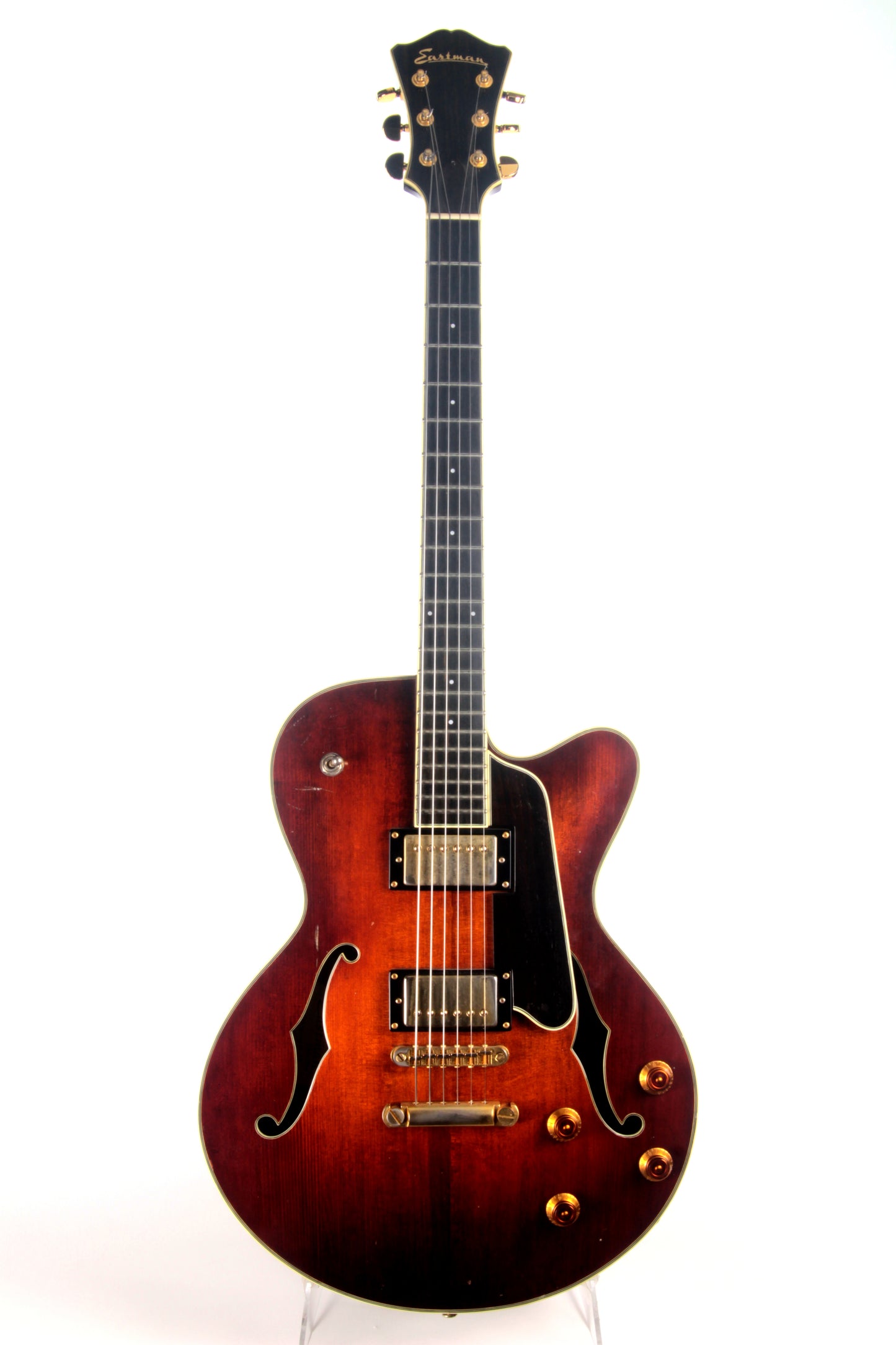 2008 Eastman T165 SX Spruce Top Thinline Semi Hollowbody Guitar! Rare Model