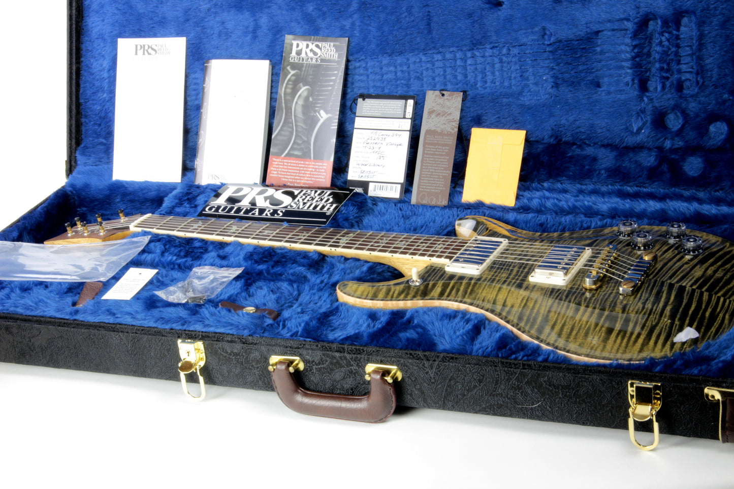 PRS McCarty 594 LTD Wood Library 10 Top BRAZILIAN ROSEWOOD Paul Reed Smith Korina Obsidian