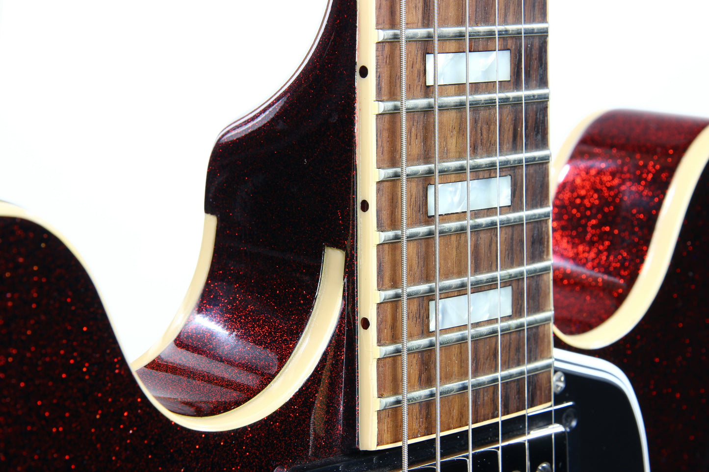 2008 Gibson Custom Shop 1963 ES-335 Red Sparkle -- MATCHING HEADSTOCK, Historic '63 Reissue, Block Inlays