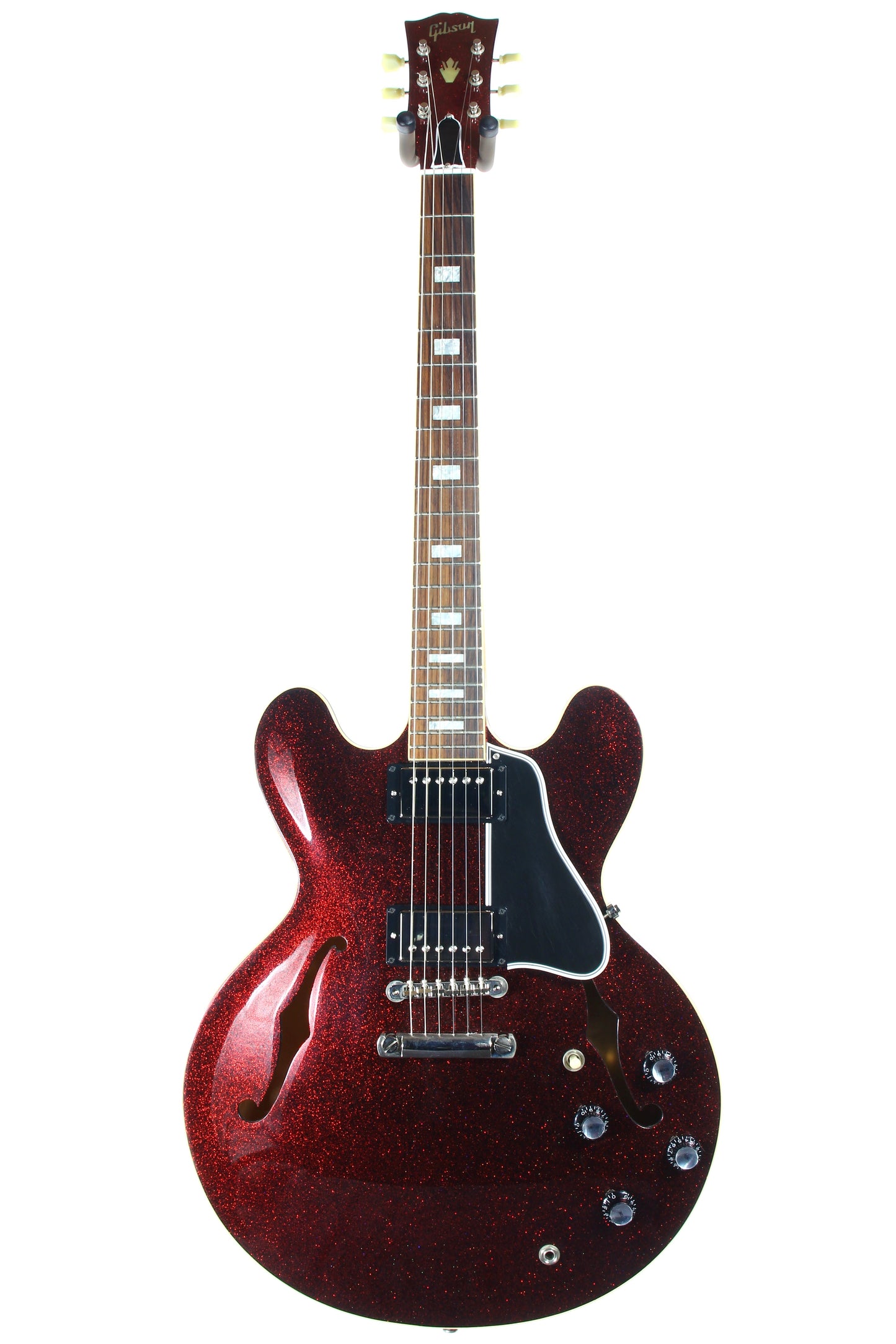 2008 Gibson Custom Shop 1963 ES-335 Red Sparkle -- MATCHING HEADSTOCK, Historic '63 Reissue, Block Inlays