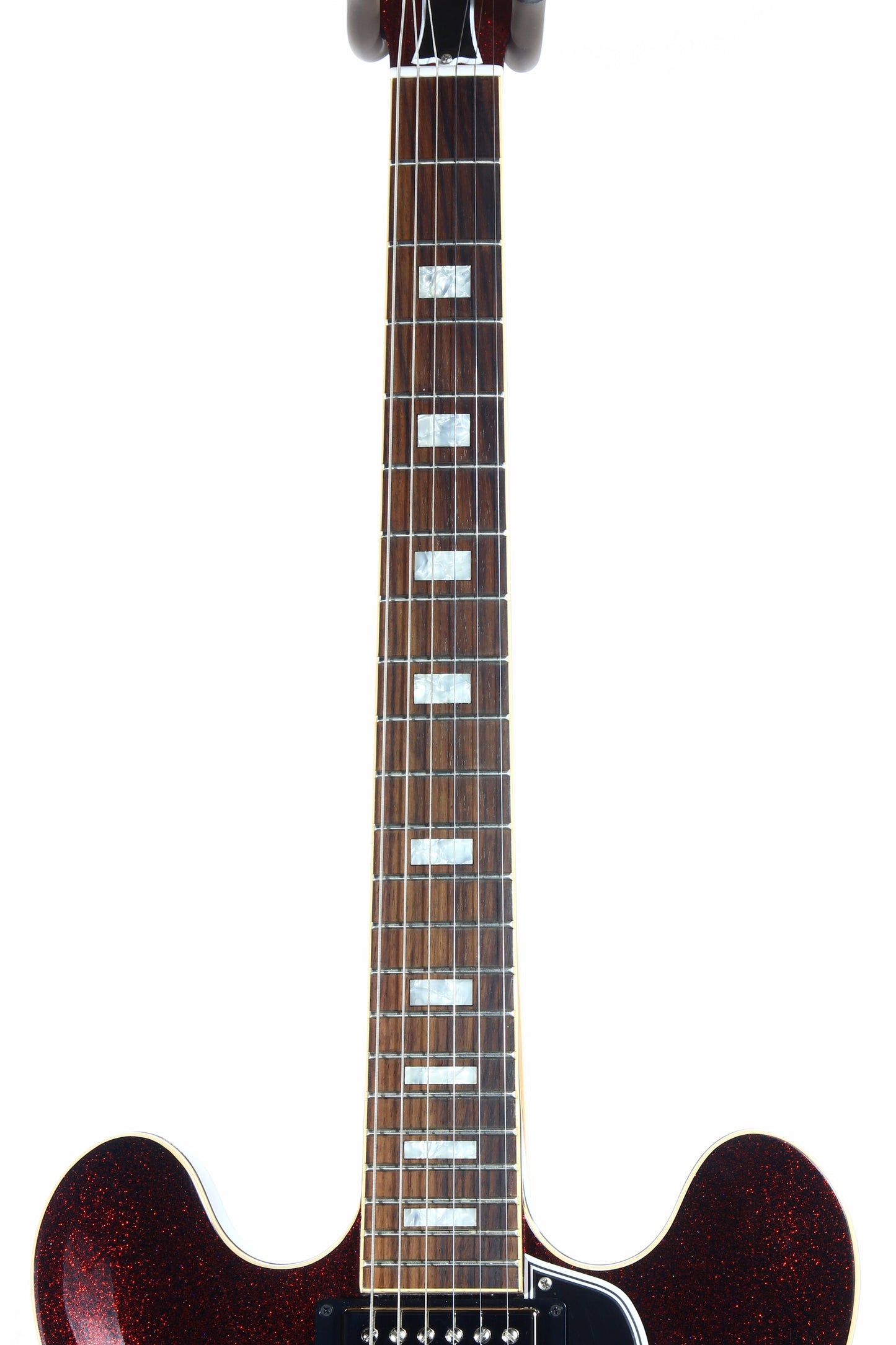 2008 Gibson Custom Shop 1963 ES-335 Red Sparkle -- MATCHING HEADSTOCK, Historic '63 Reissue, Block Inlays