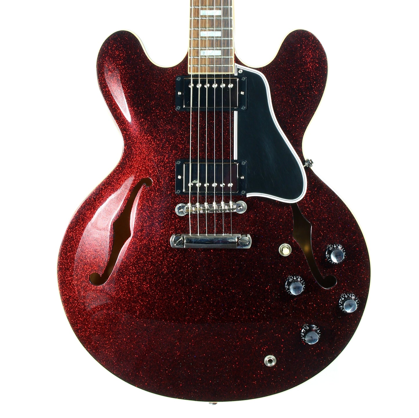 2008 Gibson Custom Shop 1963 ES-335 Red Sparkle -- MATCHING HEADSTOCK, Historic '63 Reissue, Block Inlays