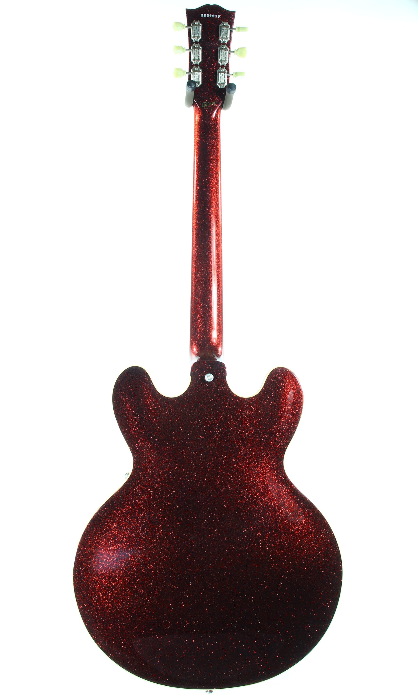 2008 Gibson Custom Shop 1963 ES-335 Red Sparkle -- MATCHING HEADSTOCK, Historic '63 Reissue, Block Inlays