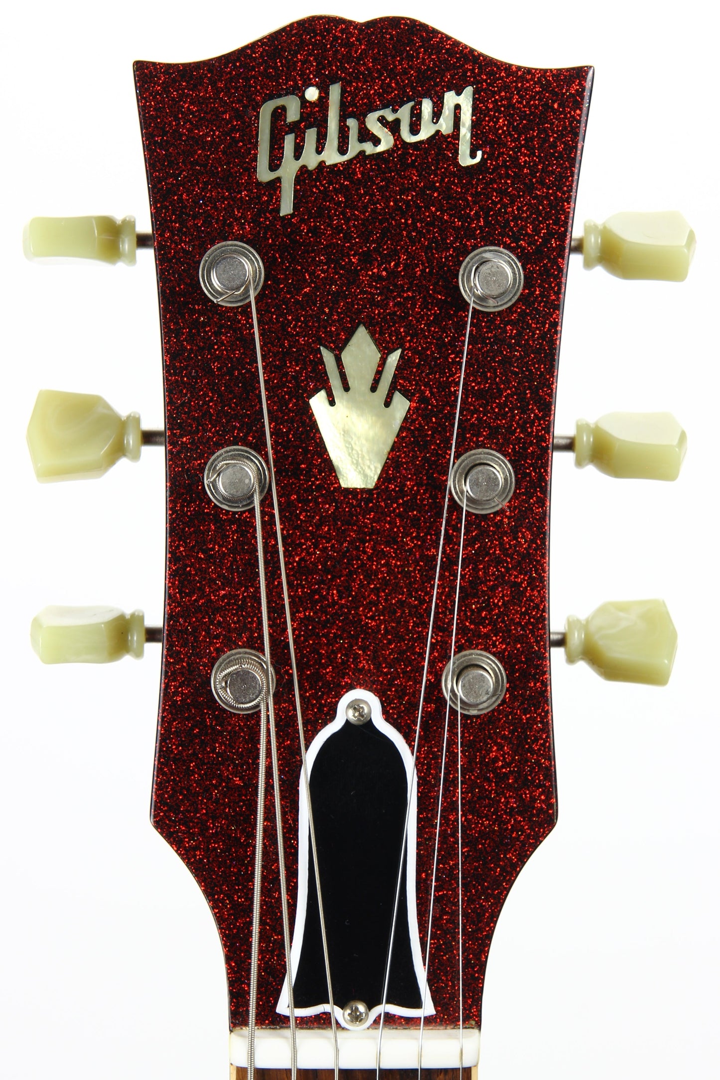 2008 Gibson Custom Shop 1963 ES-335 Red Sparkle -- MATCHING HEADSTOCK, Historic '63 Reissue, Block Inlays