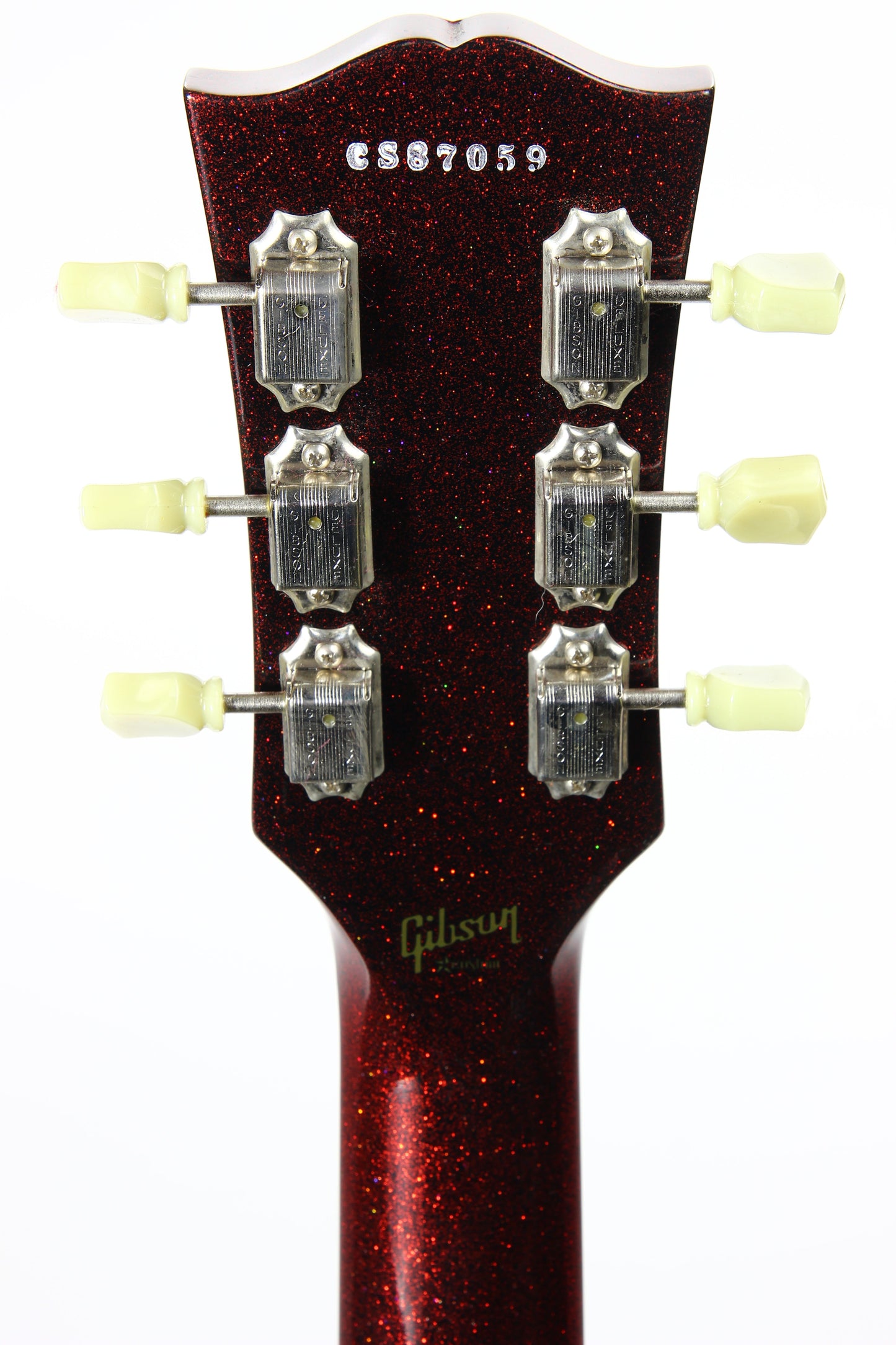 2008 Gibson Custom Shop 1963 ES-335 Red Sparkle -- MATCHING HEADSTOCK, Historic '63 Reissue, Block Inlays