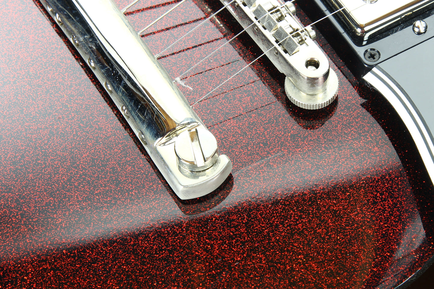 2008 Gibson Custom Shop 1963 ES-335 Red Sparkle -- MATCHING HEADSTOCK, Historic '63 Reissue, Block Inlays