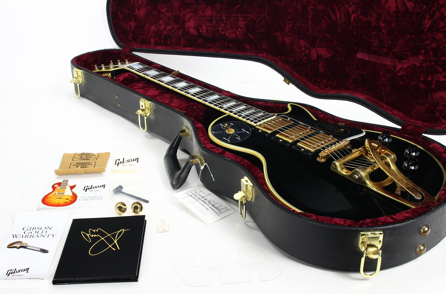 2008 Gibson Custom Shop Jimmy Page Les Paul Custom Black Beauty 1960 Signature Model w Bigsby VOS