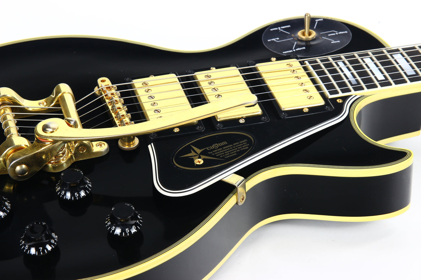 2008 Gibson Custom Shop Jimmy Page Les Paul Custom Black Beauty 1960 Signature Model w Bigsby VOS