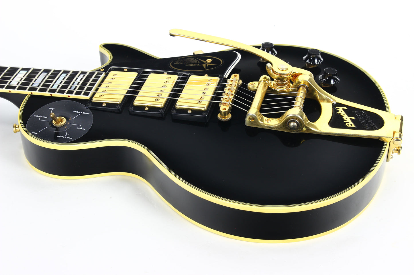 2008 Gibson Custom Shop Jimmy Page Les Paul Custom Black Beauty 1960 Signature Model w Bigsby VOS