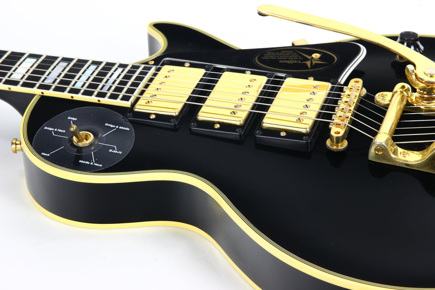 2008 Gibson Custom Shop Jimmy Page Les Paul Custom Black Beauty 1960 Signature Model w Bigsby VOS