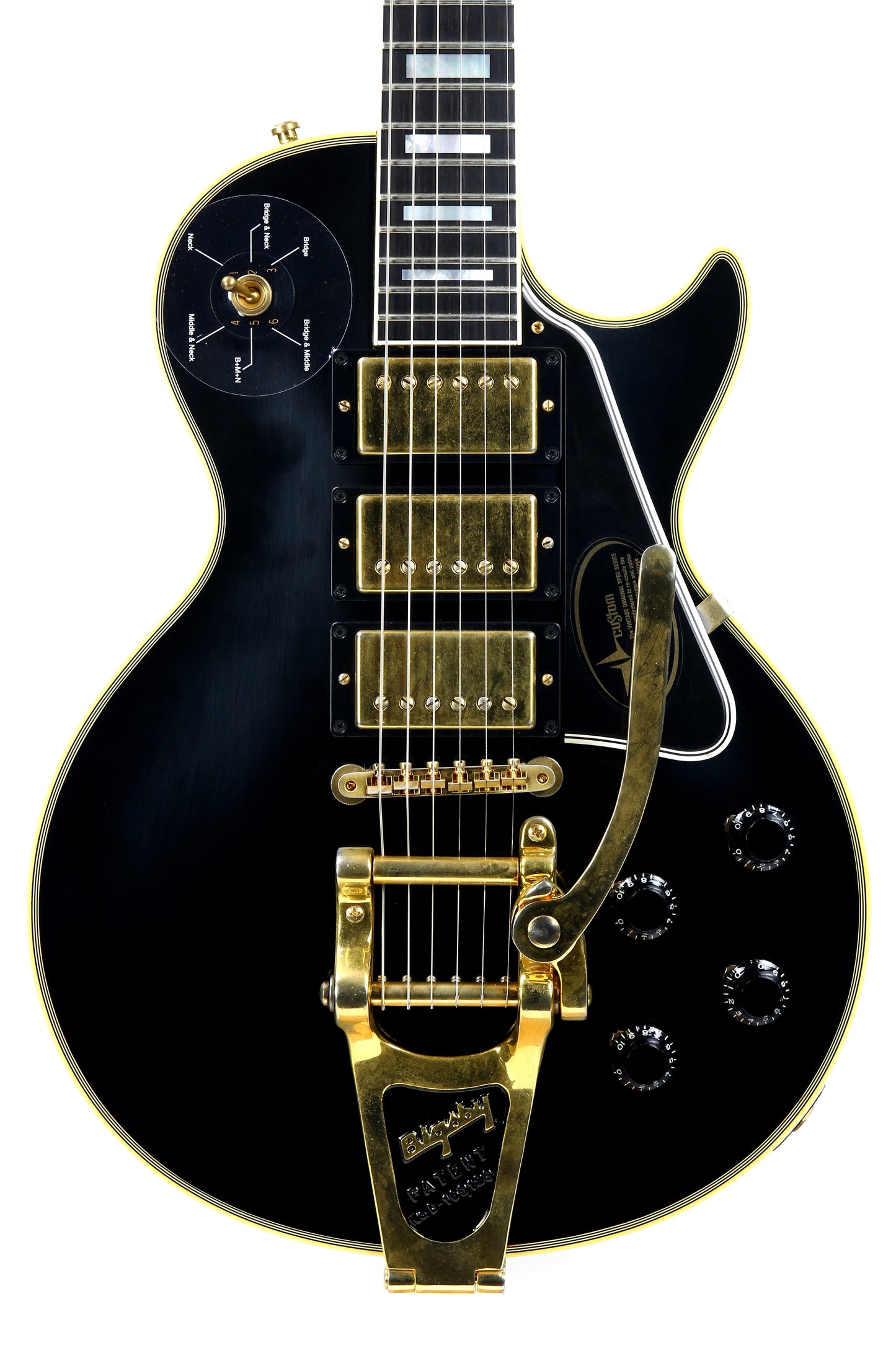 2008 Gibson Custom Shop Jimmy Page Les Paul Custom Black Beauty 1960 Signature Model w Bigsby VOS