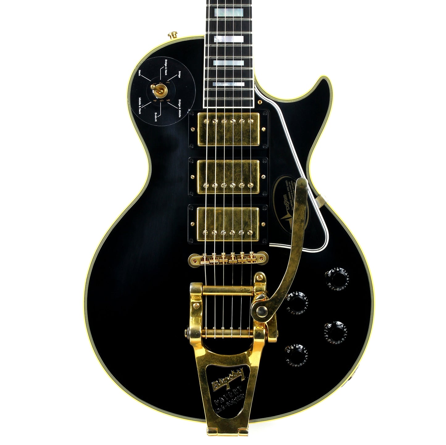 2008 Gibson Custom Shop Jimmy Page Les Paul Custom Black Beauty 1960 Signature Model w Bigsby VOS