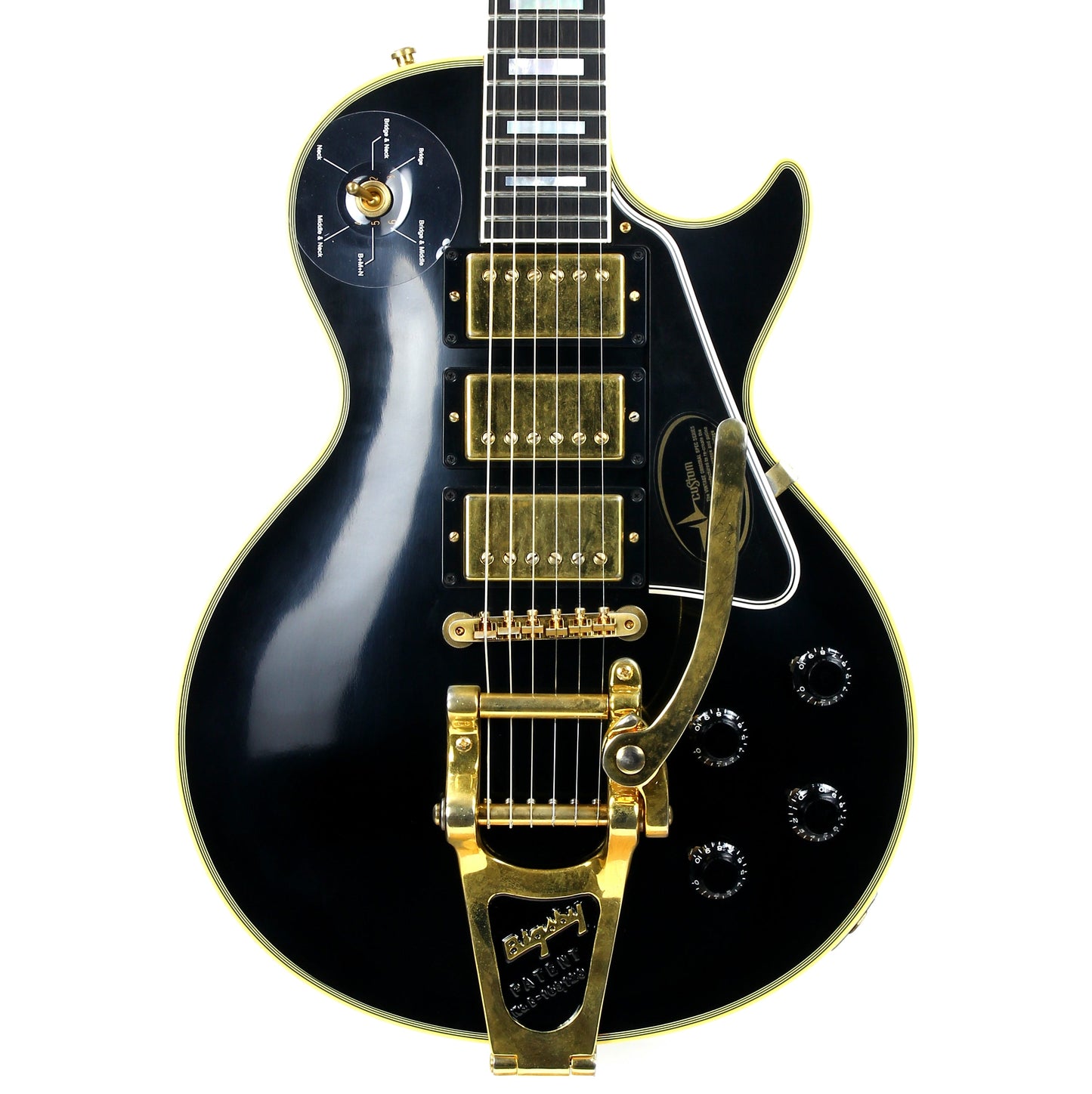 2008 Gibson Custom Shop Jimmy Page Les Paul Custom Black Beauty 1960 Signature Model w Bigsby VOS