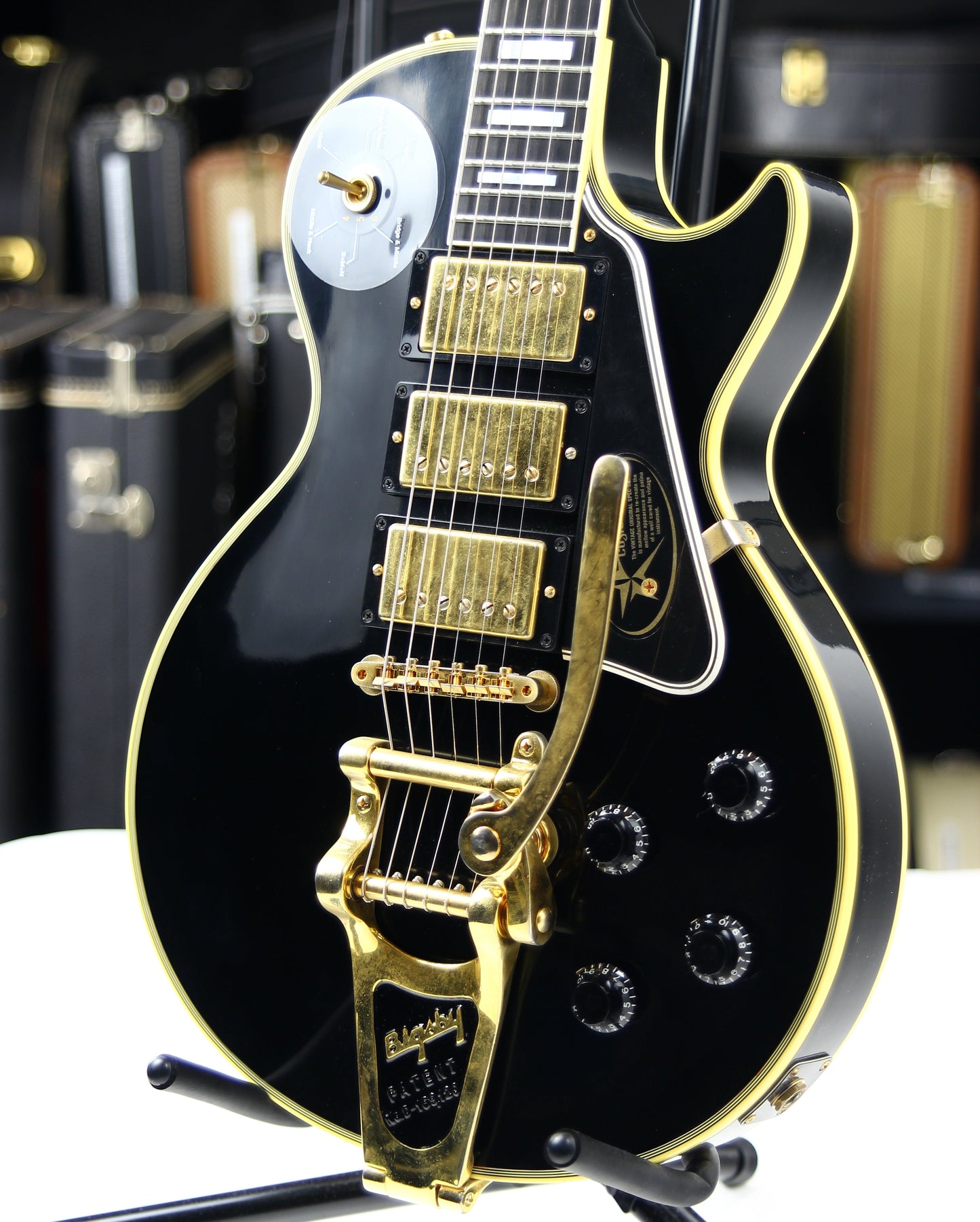 2008 Gibson Custom Shop Jimmy Page Les Paul Custom Black Beauty 1960 Signature Model w Bigsby VOS